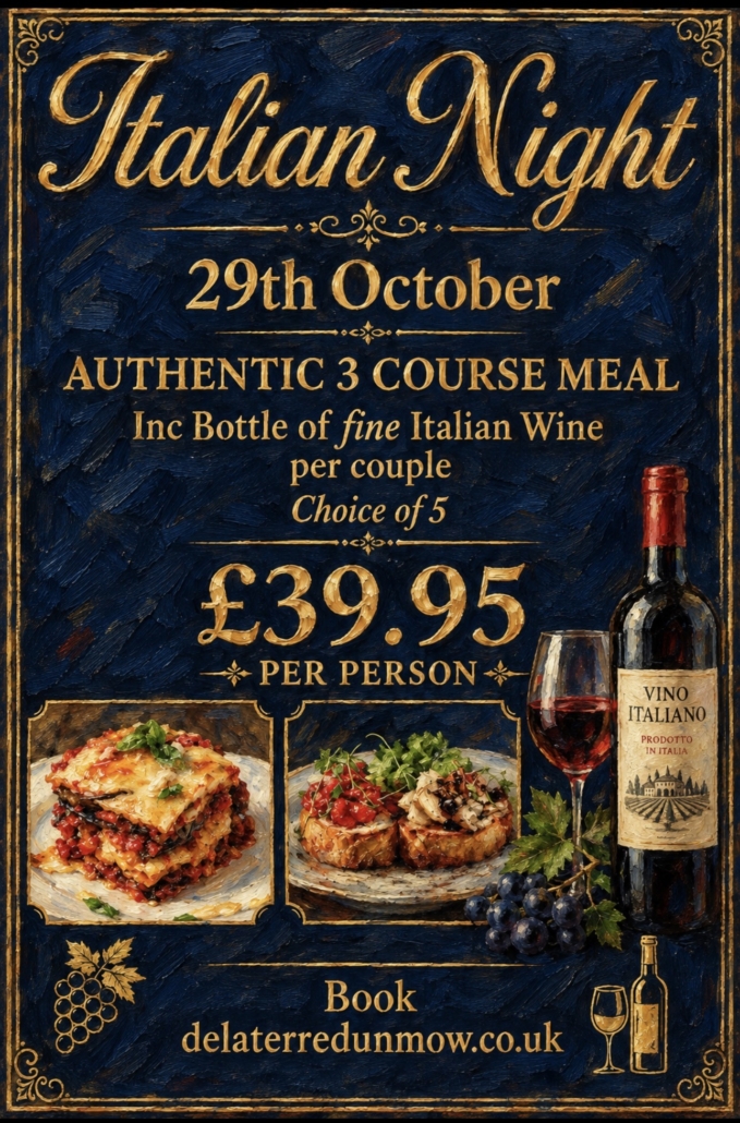 Italian Night at De La Terre