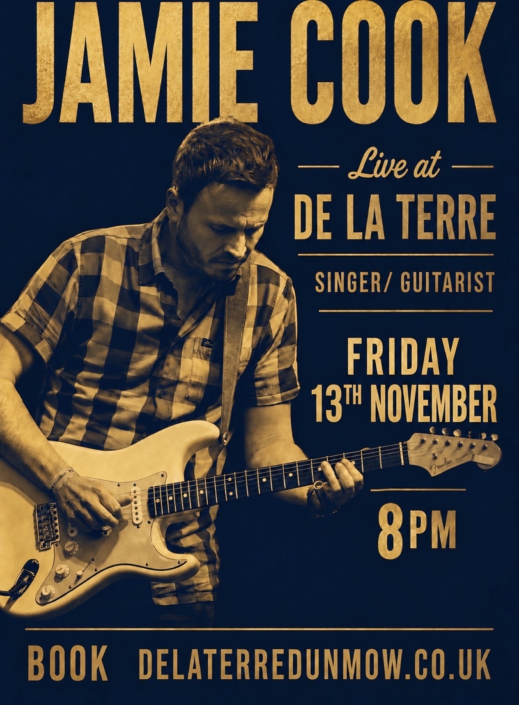 Jamie Cook Live at De La Terre
