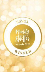 Essex Muddy Stilettos Awards 2026 winner badge