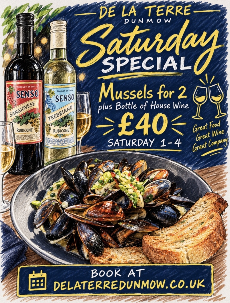 Saturday Special – Mussels & Wine